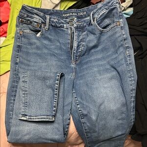 American Eagle Outfitters Blue Skinny Jeans